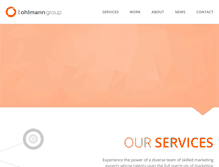 Tablet Screenshot of ohlmanngroup.com